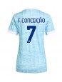Billige Juventus Francisco Conceicao #7 Bortedrakt Dame 2025-26 Kortermet